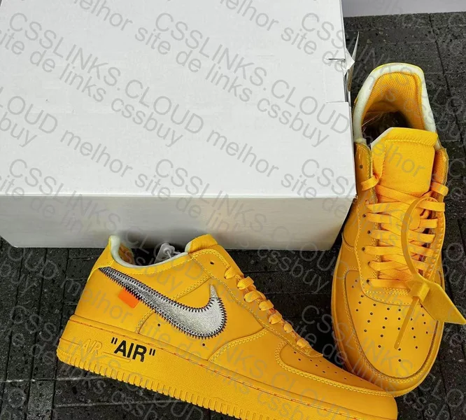 Sale Air Force Off White Yellow 8