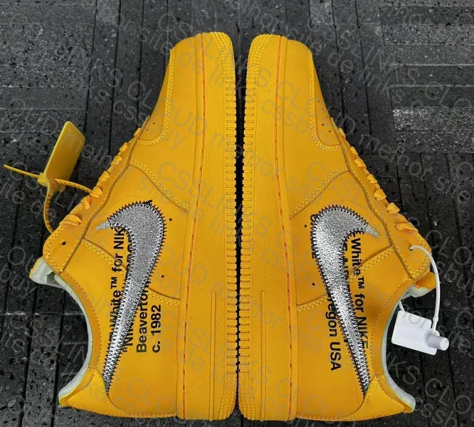 Sale Air Force Off White Yellow 9