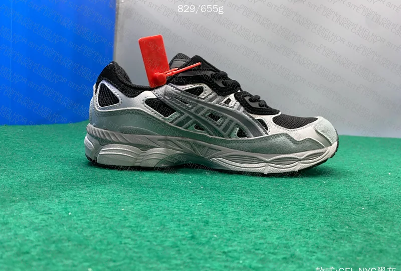 SALE Asics GEL-NYC Black Grey 1203A383-003 2