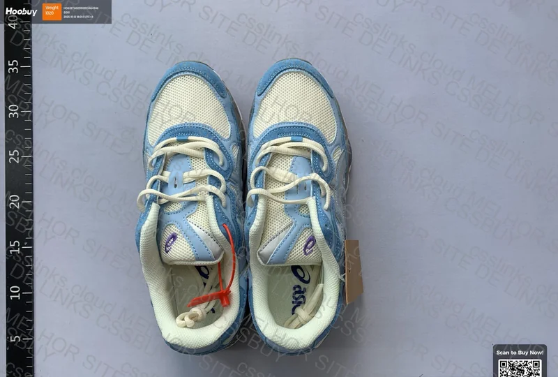 SALE - Asics Gel NYC Cream Arctic Sky 2