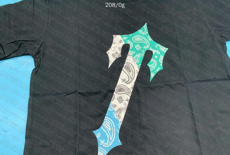 Sale GOAT Trapstar Paisley T-Shirt 4