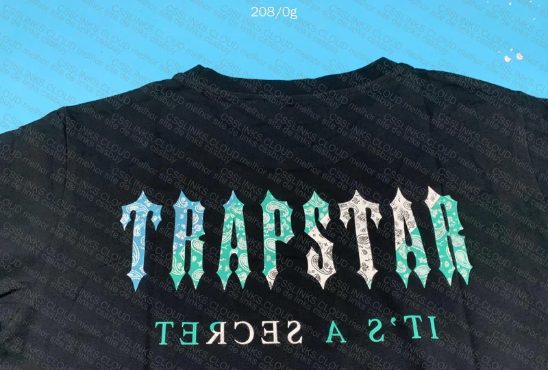 Sale GOAT Trapstar Paisley T-Shirt 7