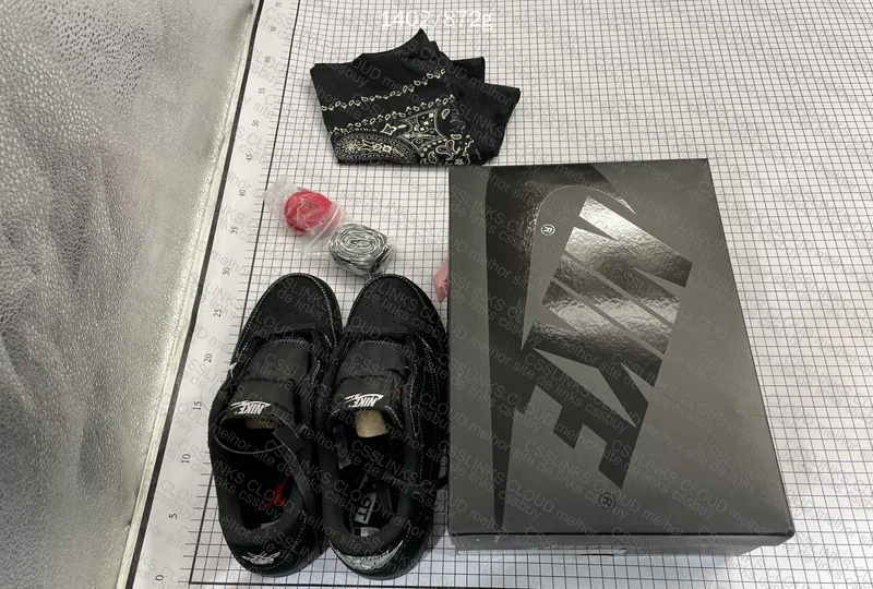 SALE JMDY Low Travis Scott black phantom 7