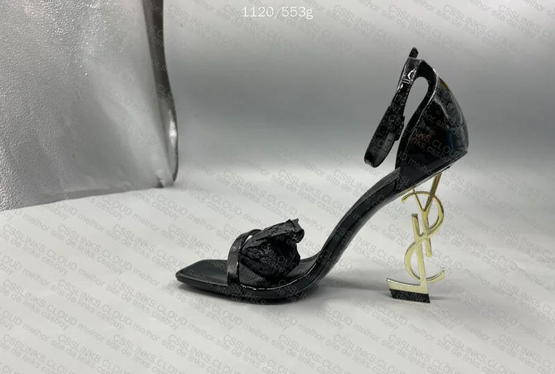 Black YSL Heels