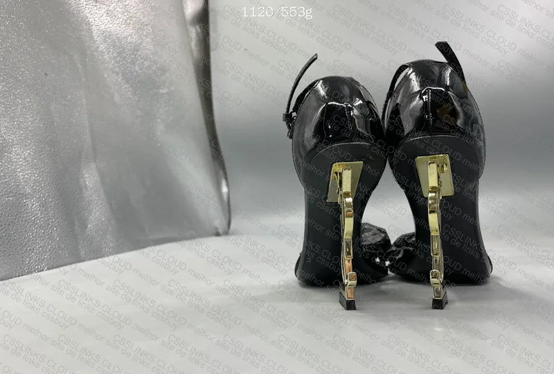 Black YSL Heels 2