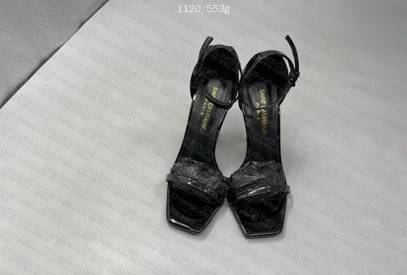 Black YSL Heels 3