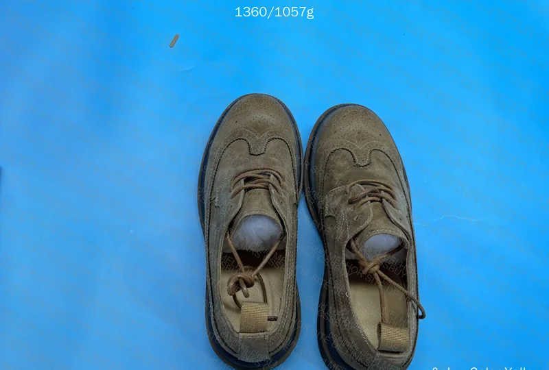 Yellow Oxford Brogue Shoe 2