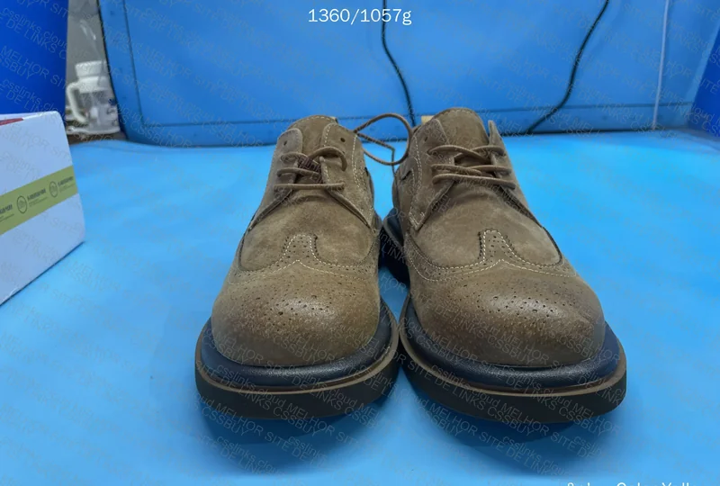 Yellow Oxford Brogue Shoe 3