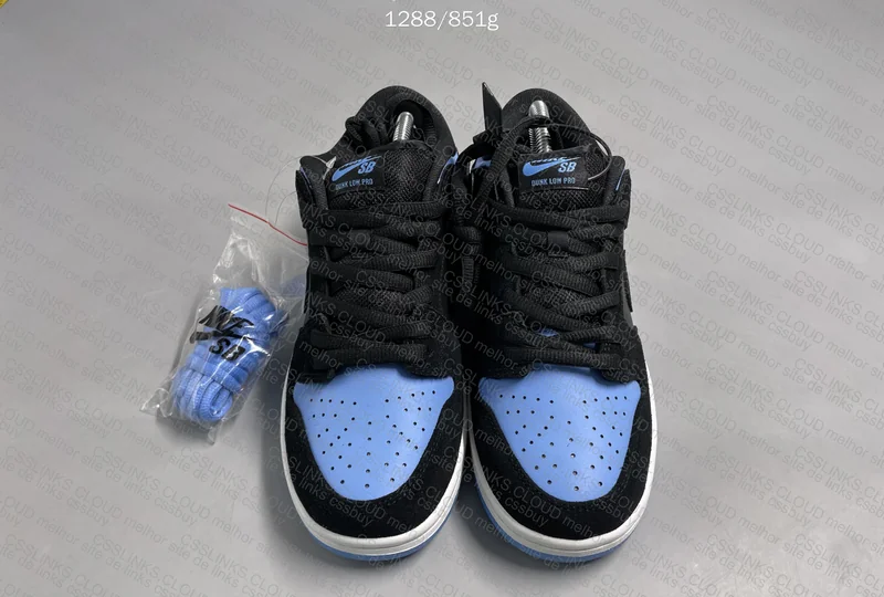 SB Dunk Low Black University Blue