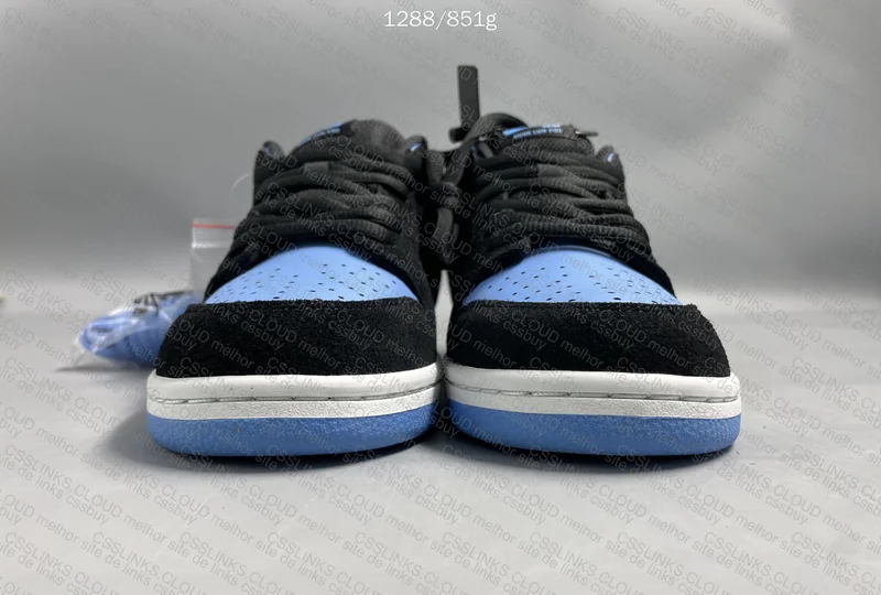SB Dunk Low Black University Blue 4