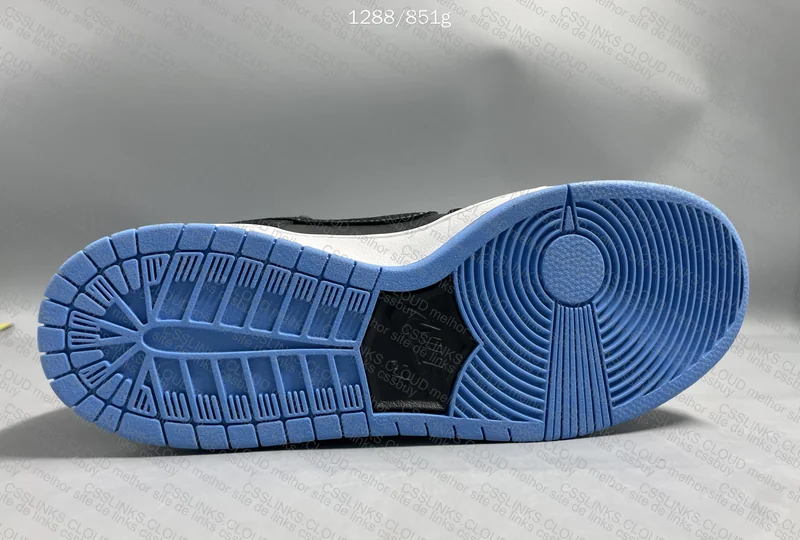 SB Dunk Low Black University Blue 6