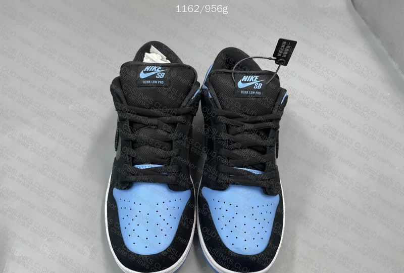 SB Dunk Low Pro Black/University Blue