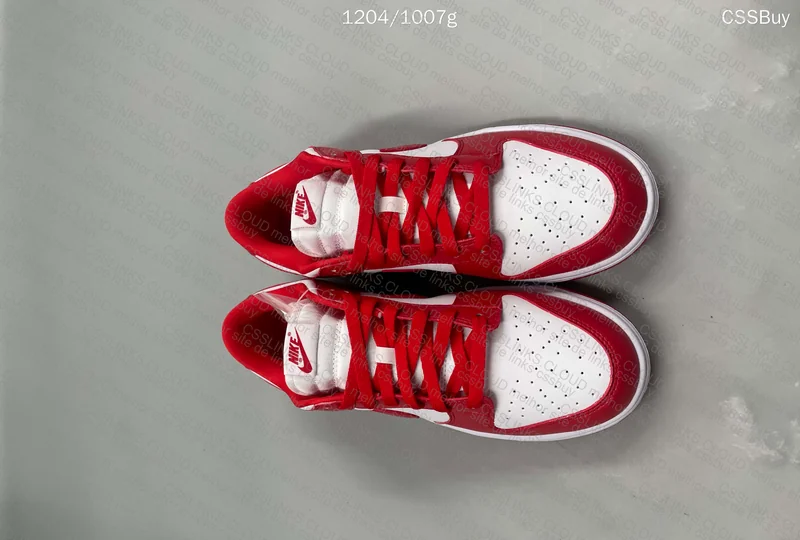 SB DUNK LOW VT (university red) - Capuccino 5