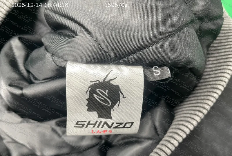 Shinzo Washed Black Canvas Clasp Bomber Jacket 3