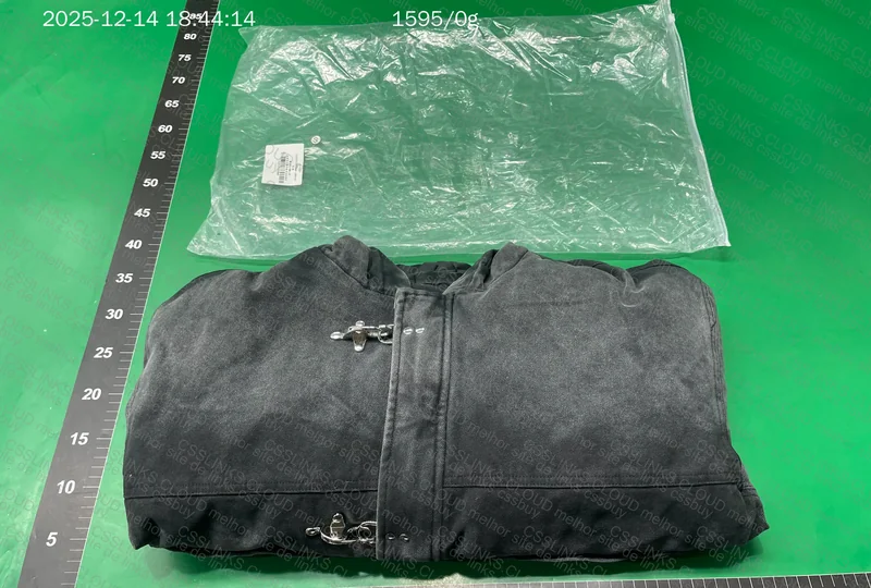 Shinzo Washed Black Canvas Clasp Bomber Jacket 6