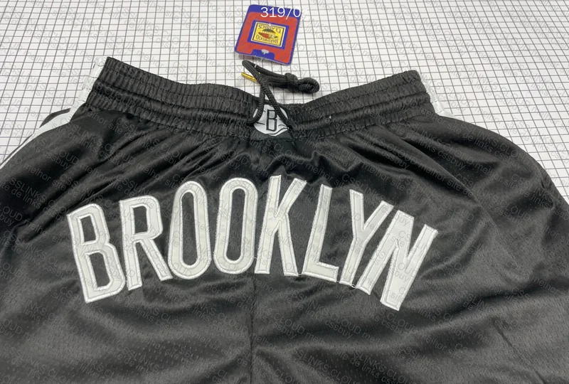 Short Basquete Brooklyn Nets 3
