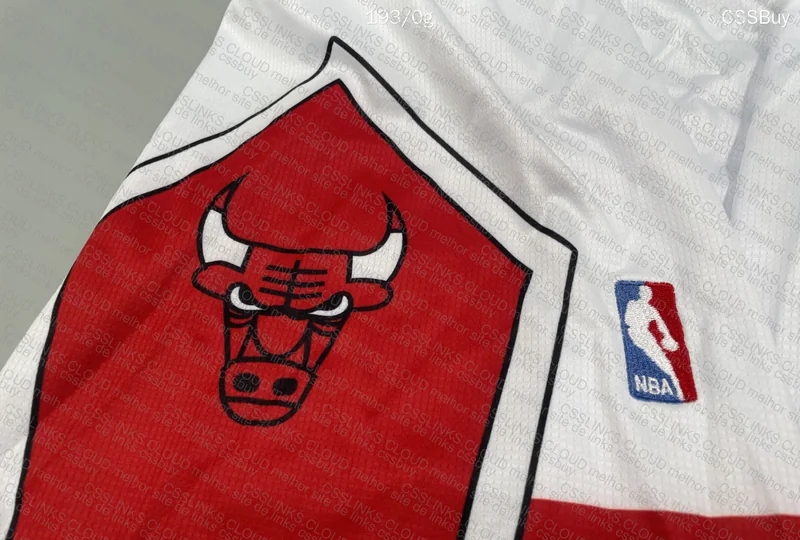 White Chicago Bulls Shorts 2