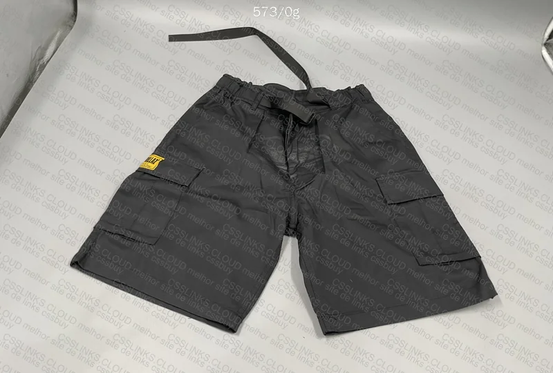 Corteiz Black Cargo Shorts 3