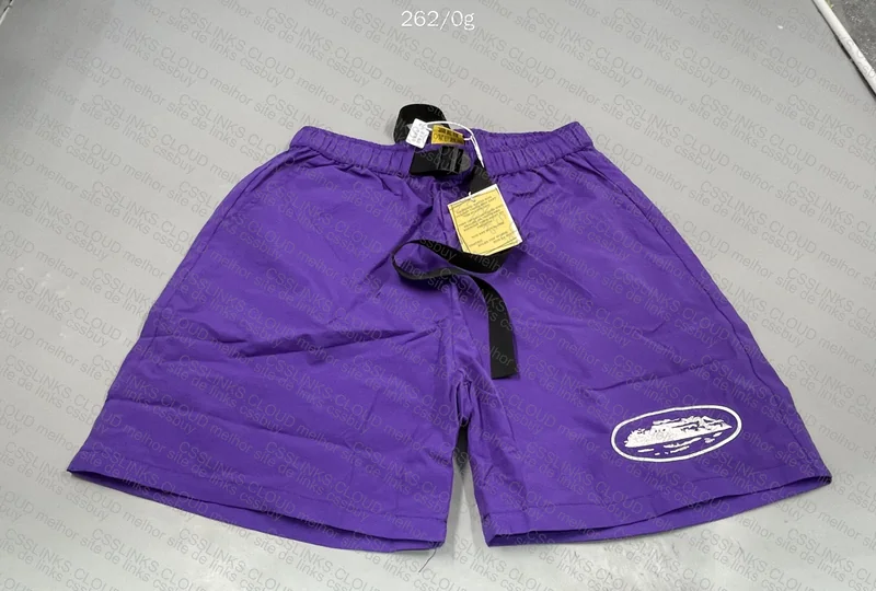 Corteiz Purple Shorts (measurements)
