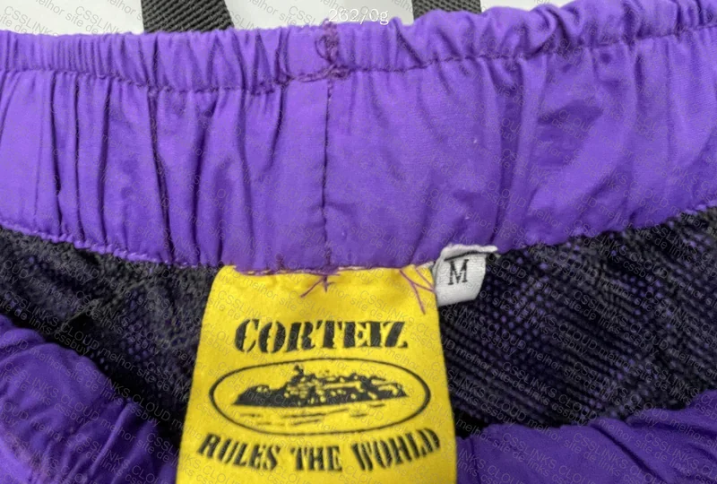 Corteiz Purple Shorts (measurements) 3
