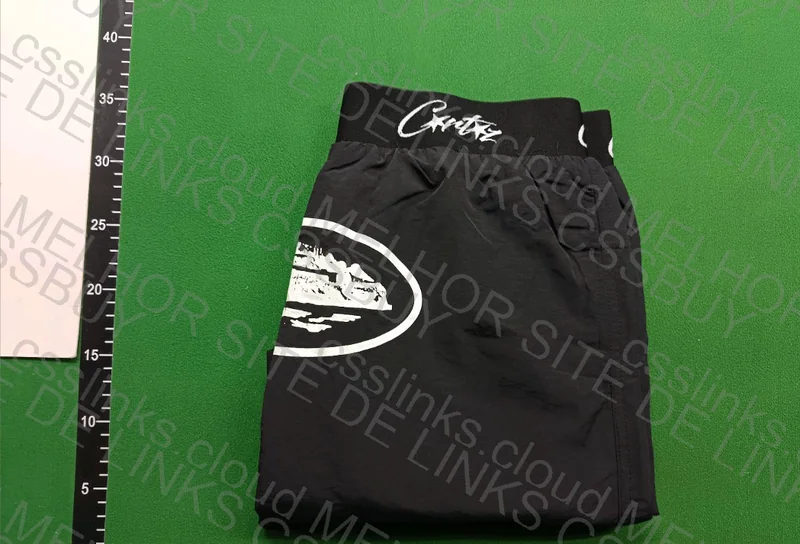 Corteiz (Taurus) Black and White Shorts (with measurements) 4