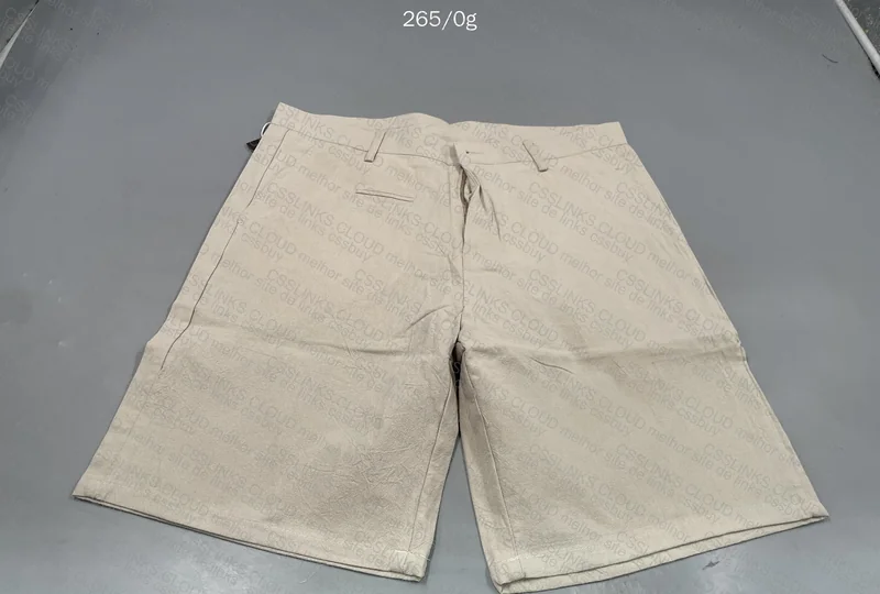 Linen-like Denim Shorts