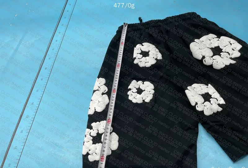 Denim Tears Black and White Shorts, GL? 4