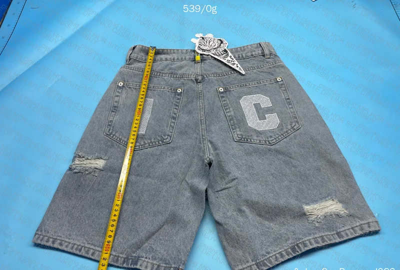 Ice Cream BBB Denim Shorts (with measurements) 4