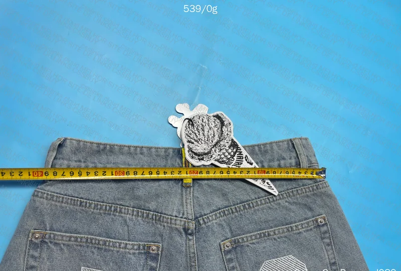 Ice Cream BBB Denim Shorts (with measurements) 5