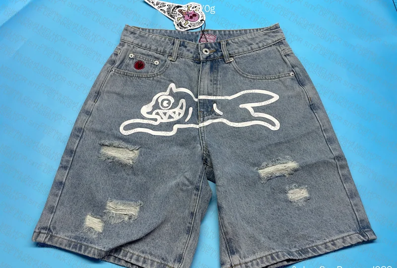 Ice Cream BBB Denim Shorts (with measurements) 6