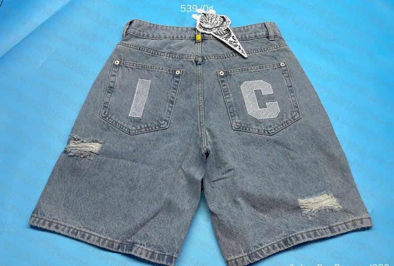 Ice Cream BBB Denim Shorts (with measurements) 8