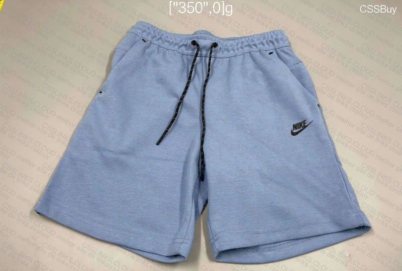 Nike Tech Fleece Blue Shorts (Reposted) 2