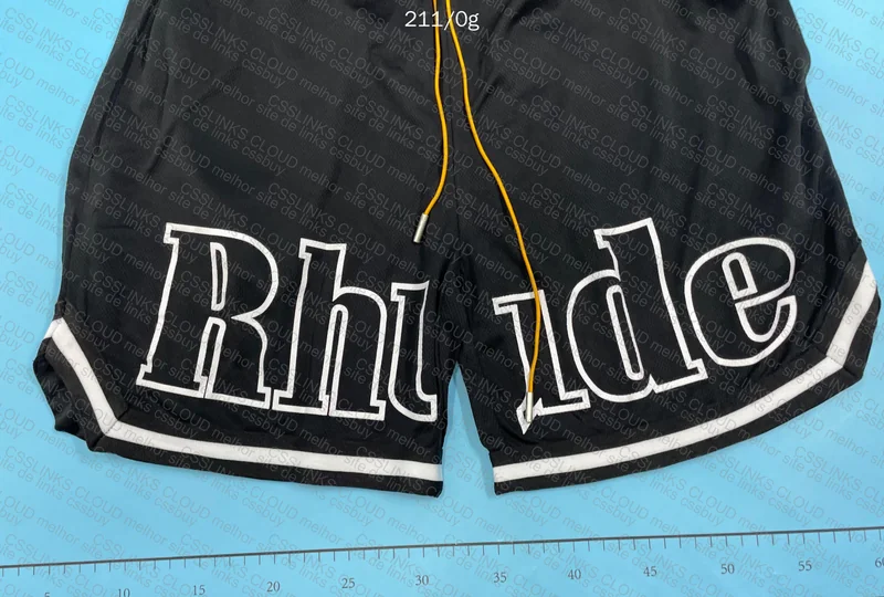 Rhude Black Shorts 2