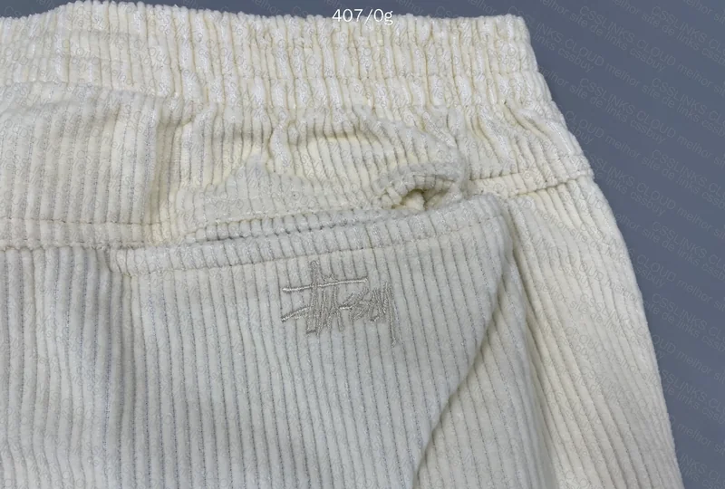 Stussy Corduroy Shorts: Off-White