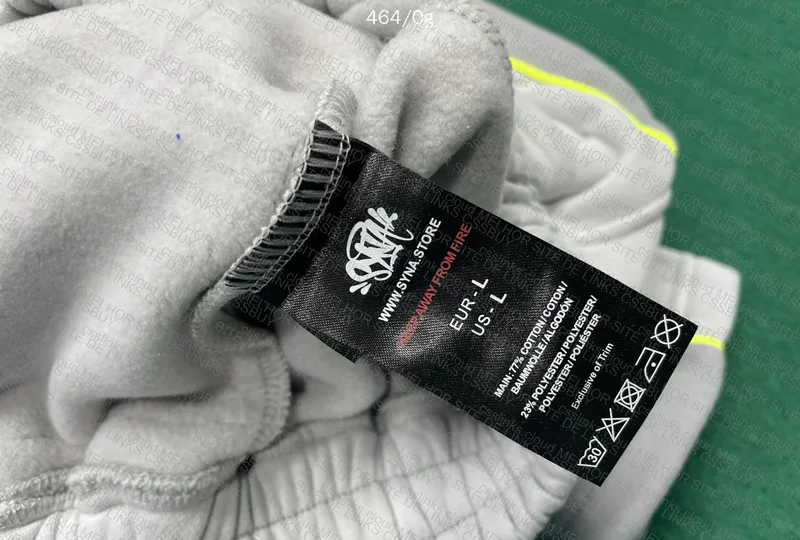 Syna Shorts - Gray with Green 3