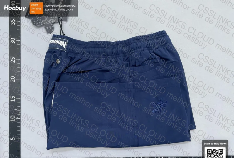 Short Vilebrequin Azul - Tartarugas reveladas pela água