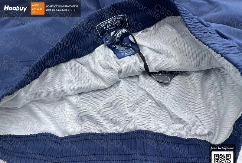 Short Vilebrequin Azul - Tartarugas reveladas pela água 6