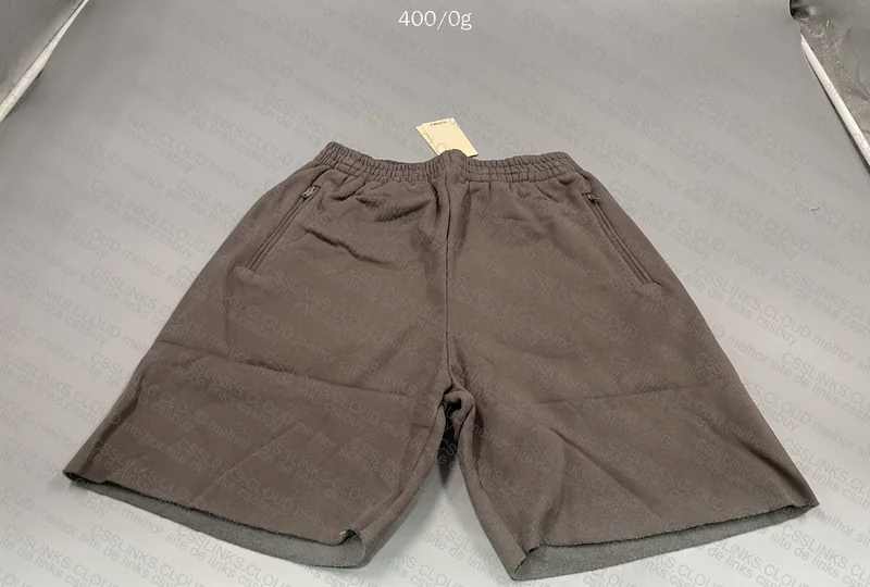 Yeezy Season 6 Gray Khaki Shorts (Burned)