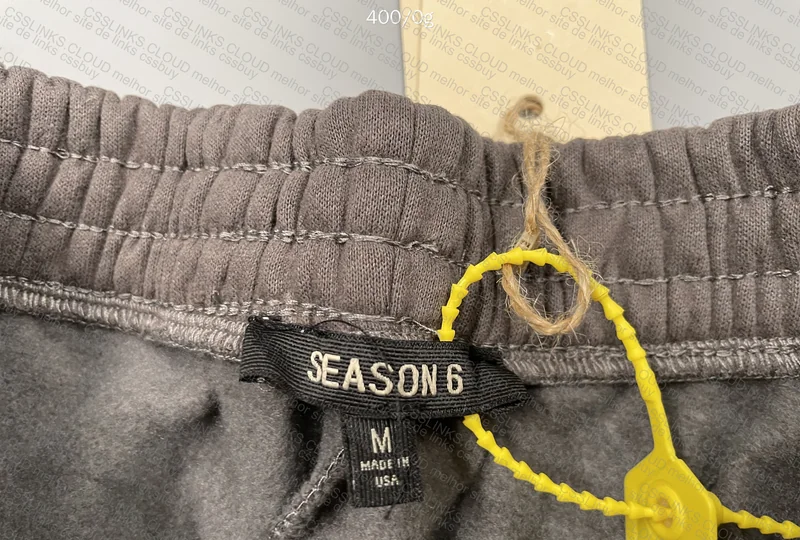 Yeezy Season 6 Gray Khaki Shorts (Burned) 2