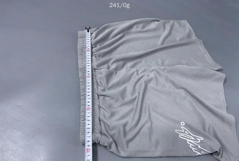 YoungLA Black/Gray Shorts with Measurements 4