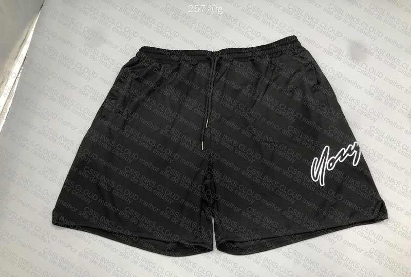 YoungLA Black/Gray Shorts with Measurements 6
