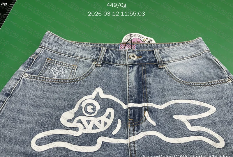 Shorts Billionaire Boys Club Icecream Running Dog Denim 5