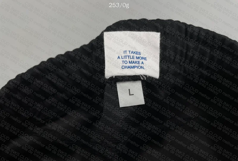 Champion Black Embroidered Shorts 2