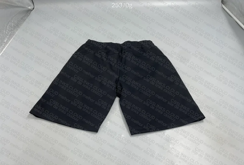 Champion Black Embroidered Shorts 3