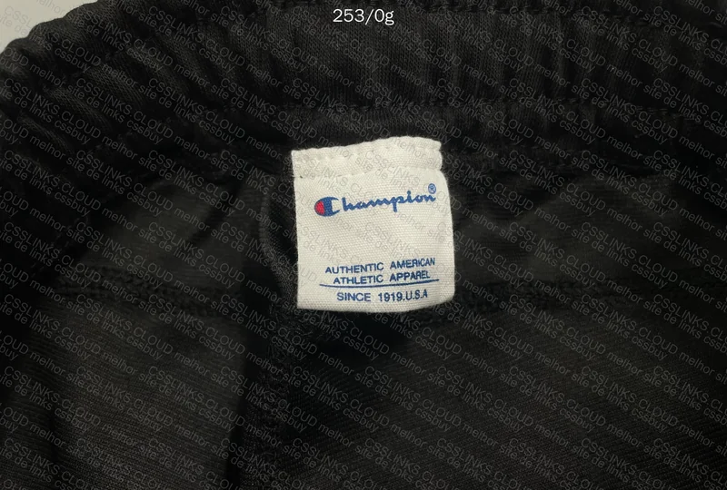 Champion Black Embroidered Shorts 5