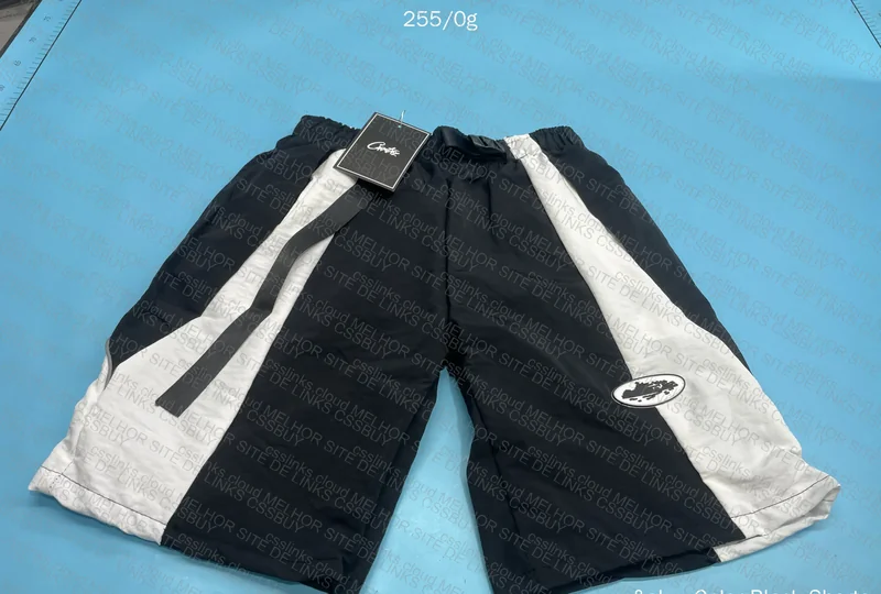 Corteiz Black Shorts 2