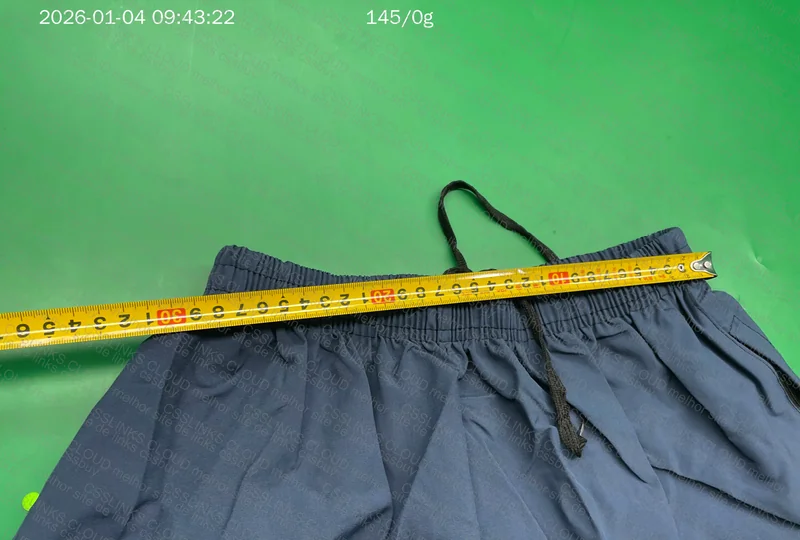 Blue Polyamide Shorts 3