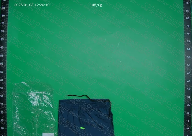 Blue Polyamide Shorts 4