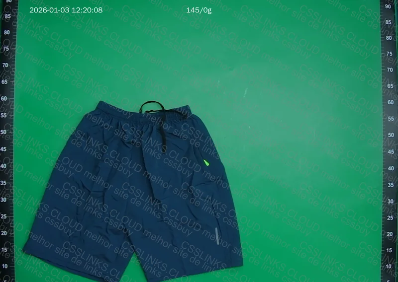 Blue Polyamide Shorts 5