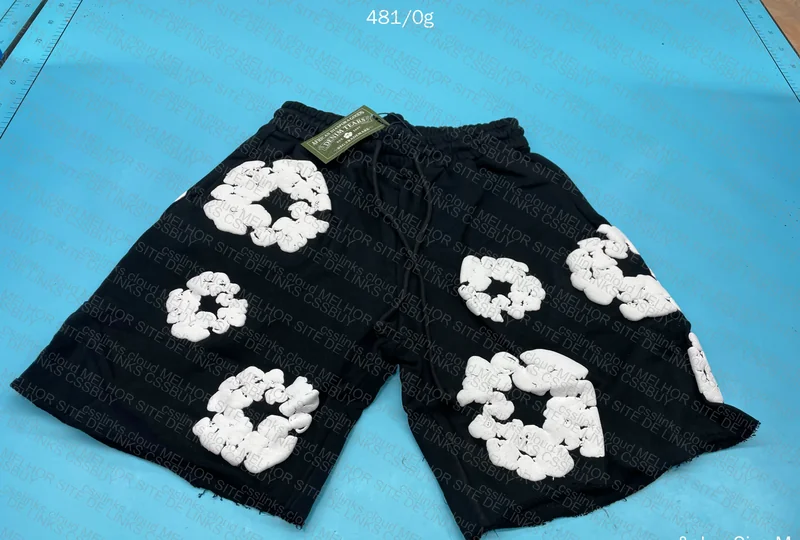 shorts denim tears